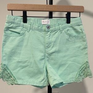 The Children's Place Mint Green Jean Shorts